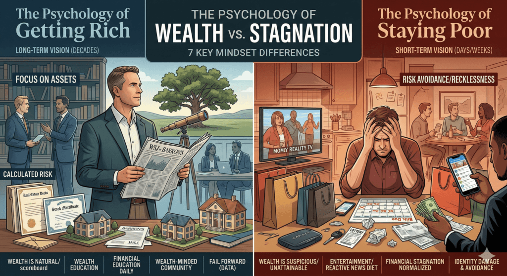 The Psychology of Getting Rich vs Staying Poor: 7 Ways America’s Top 1% Think Differently