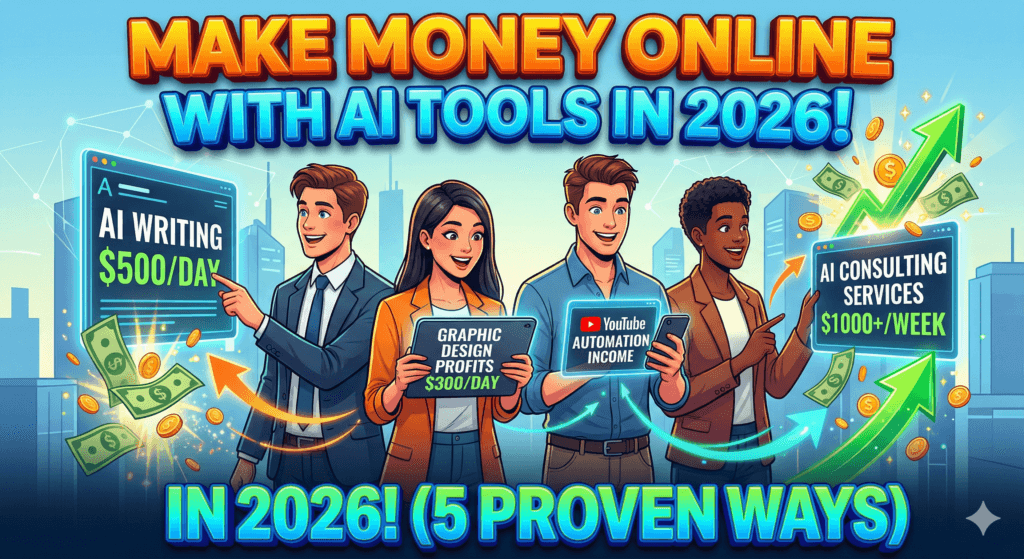 make money online with AI tools 2026