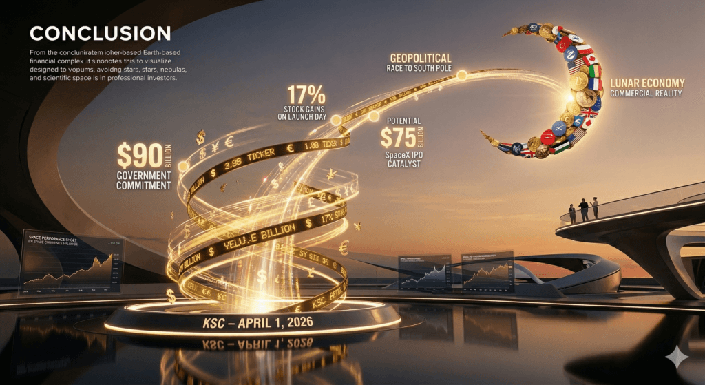 Artemis II financial signal 2026 NASA moon mission space stocks investors