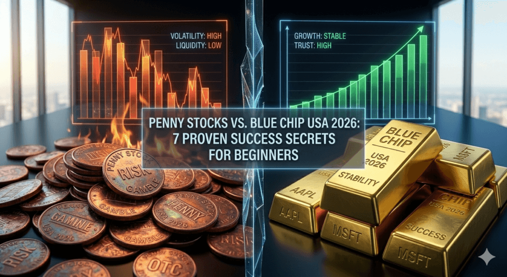 Penny stocks versus blue chip comparison