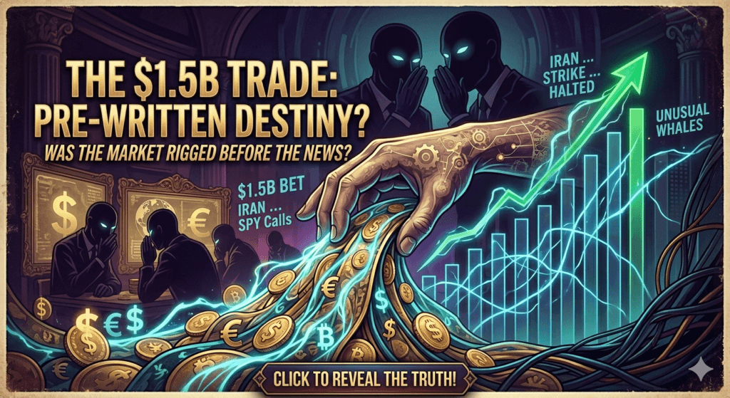 "Was the $1.5B trade a result of luck, or was the market's destiny pre-written? The truth behind insider geopolitical betting.